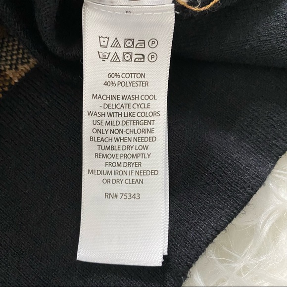 RACHEL ZOE Zip Up Knit Leopard Sweater - Picture 7 of 7